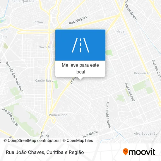 Rua João Chaves mapa