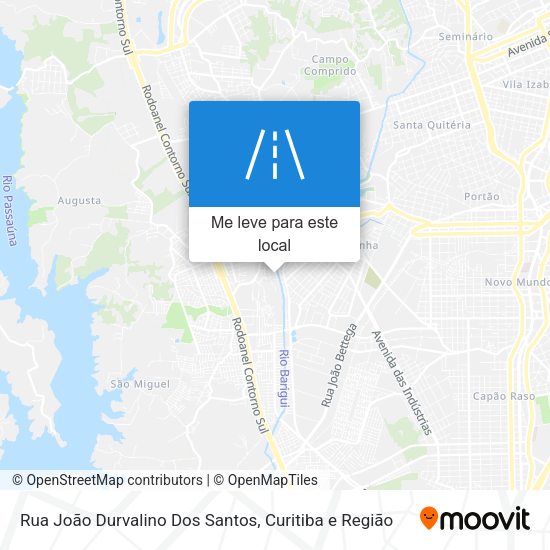 Rua João Durvalino Dos Santos mapa