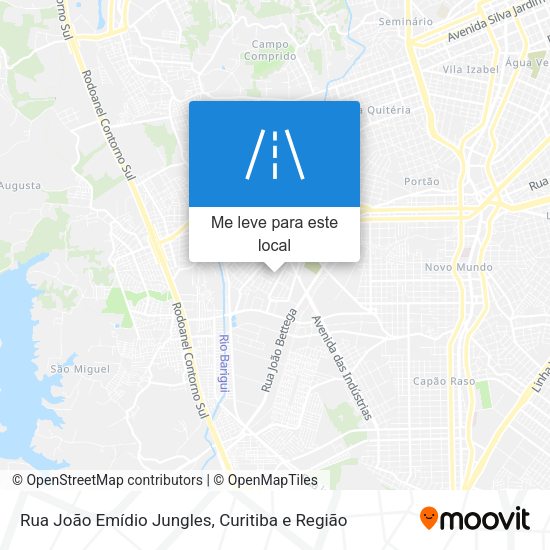 Rua João Emídio Jungles mapa