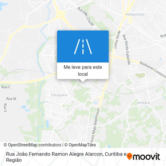 Rua João Fernando Ramon Alegre Alarcon mapa