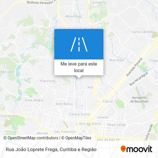 Rua João Loprete Frega mapa