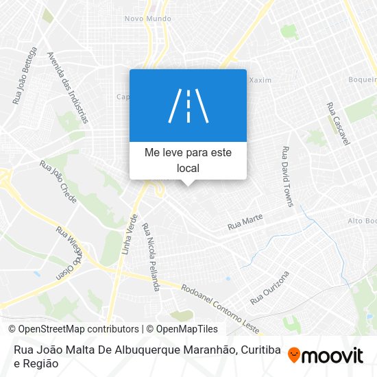 Rua João Malta De Albuquerque Maranhão mapa