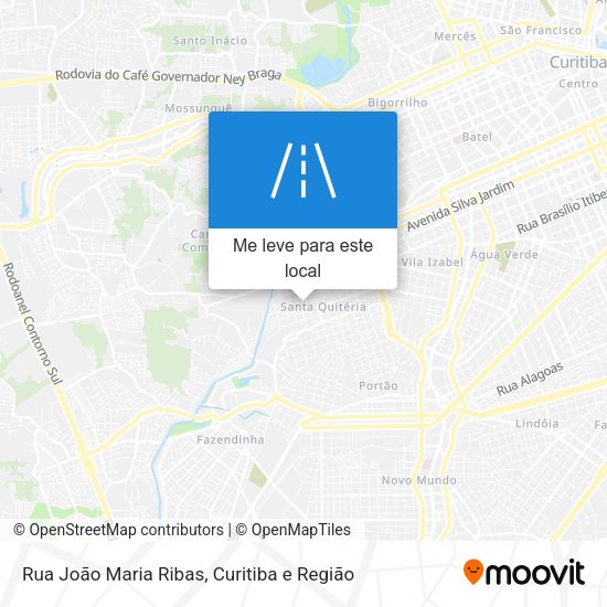 Rua João Maria Ribas mapa