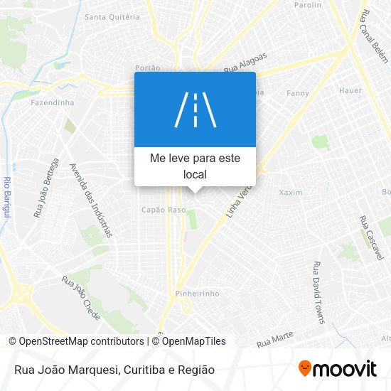 Rua João Marquesi mapa