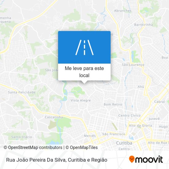 Rua João Pereira Da Silva mapa