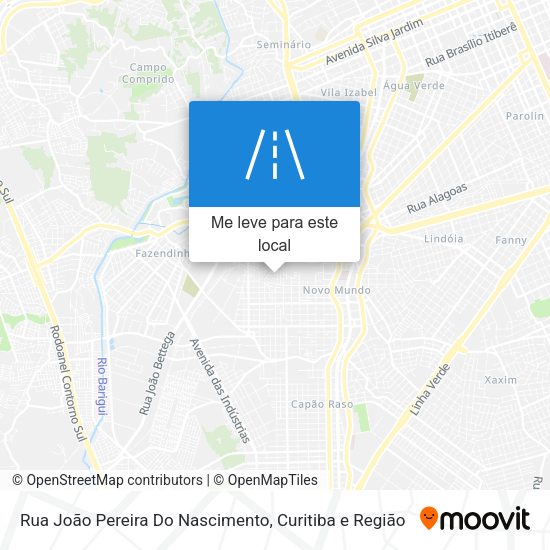 Rua João Pereira Do Nascimento mapa