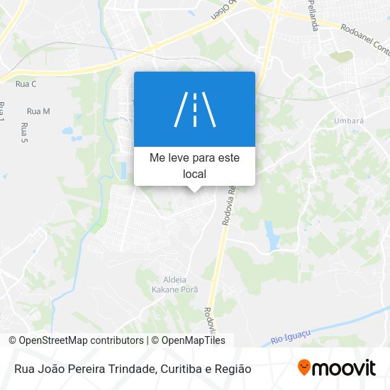 Rua João Pereira Trindade mapa