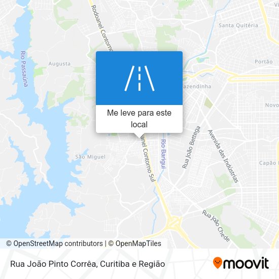 Rua João Pinto Corrêa mapa