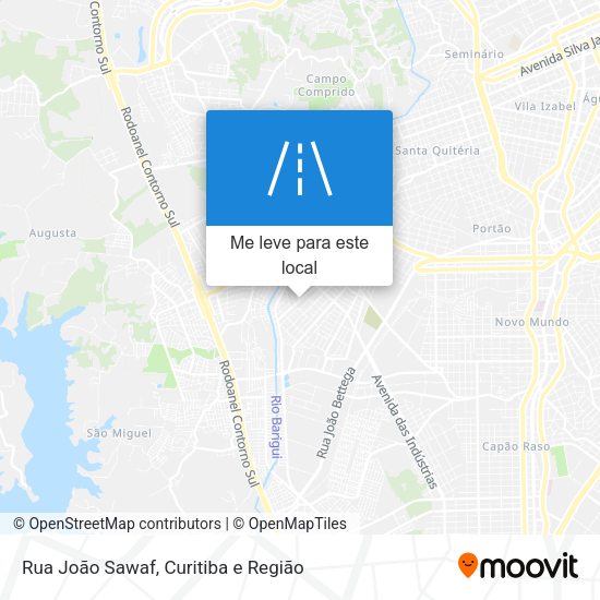 Rua João Sawaf mapa