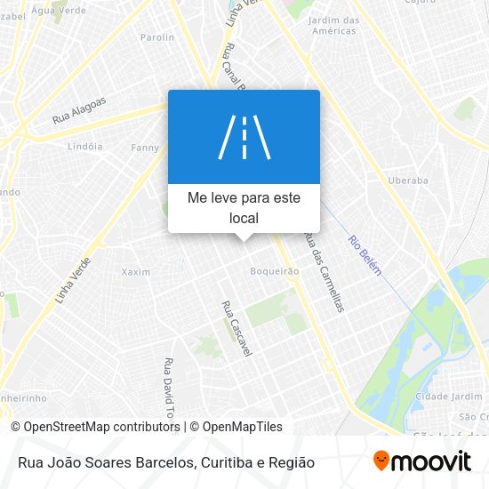 Rua João Soares Barcelos mapa
