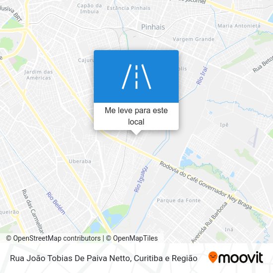 Rua João Tobias De Paiva Netto mapa