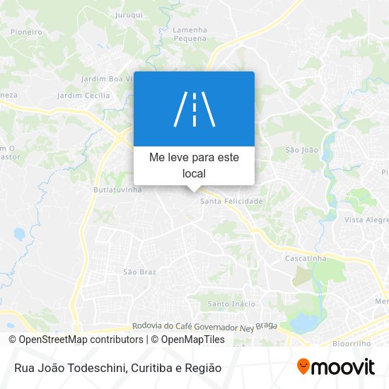 Rua João Todeschini mapa