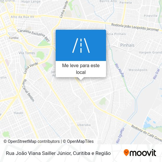 Rua João Viana Sailler Júnior mapa