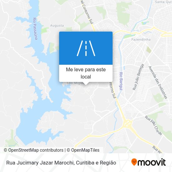 Rua Jucimary Jazar Marochi mapa