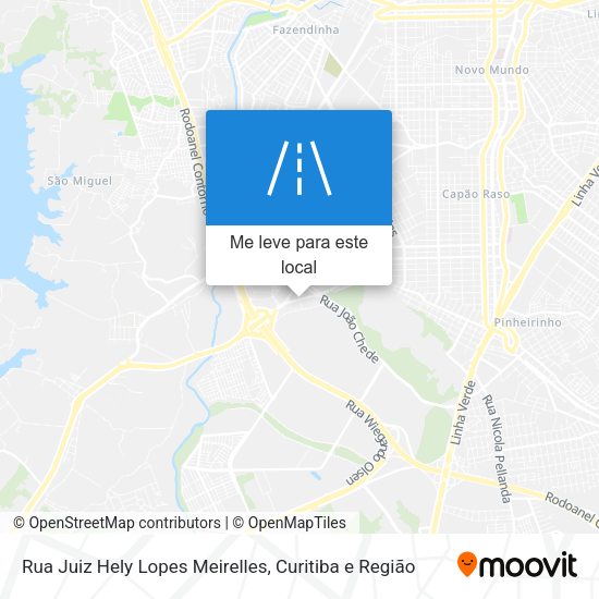 Rua Juiz Hely Lopes Meirelles mapa