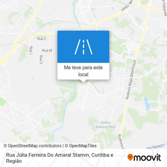 Rua Júlia Ferreira Do Amaral Stamm mapa