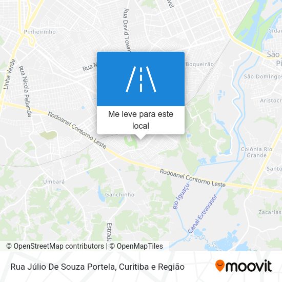 Rua Júlio De Souza Portela mapa