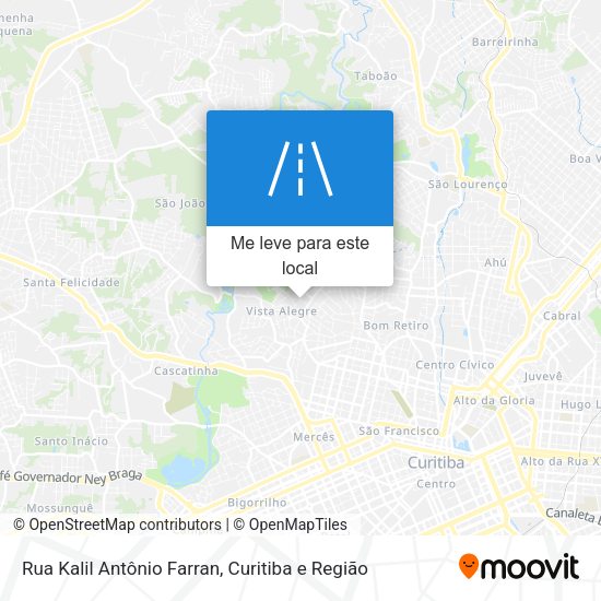 Rua Kalil Antônio Farran mapa