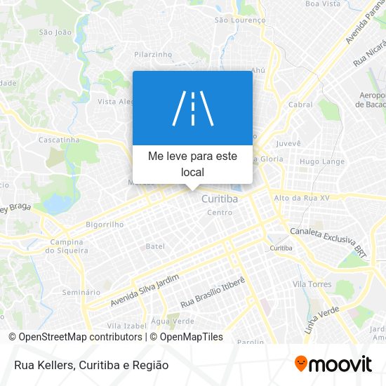 Rua Kellers mapa