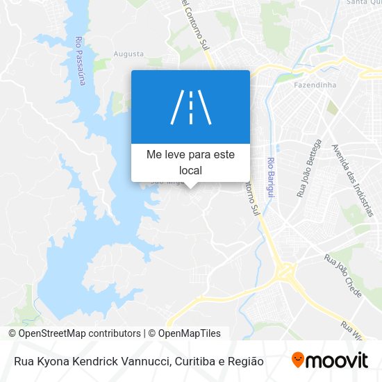 Rua Kyona Kendrick Vannucci mapa