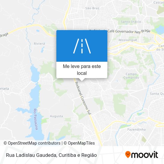 Rua Ladislau Gaudeda mapa