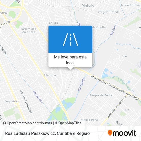 Rua Ladislau Paszkicwicz mapa