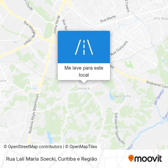 Rua Lali Maria Soecki mapa