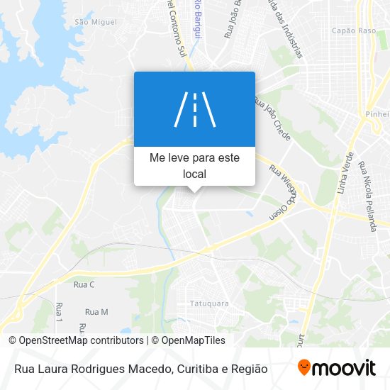 Rua Laura Rodrigues Macedo mapa