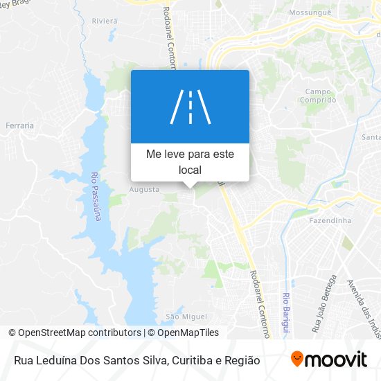 Rua Leduína Dos Santos Silva mapa