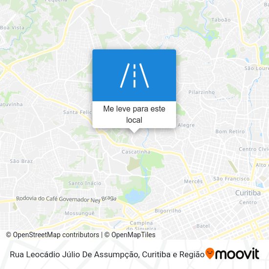 Rua Leocádio Júlio De Assumpção mapa