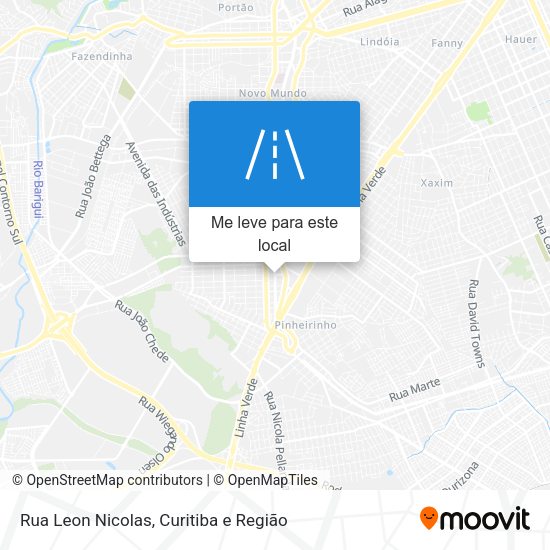 Rua Leon Nicolas mapa