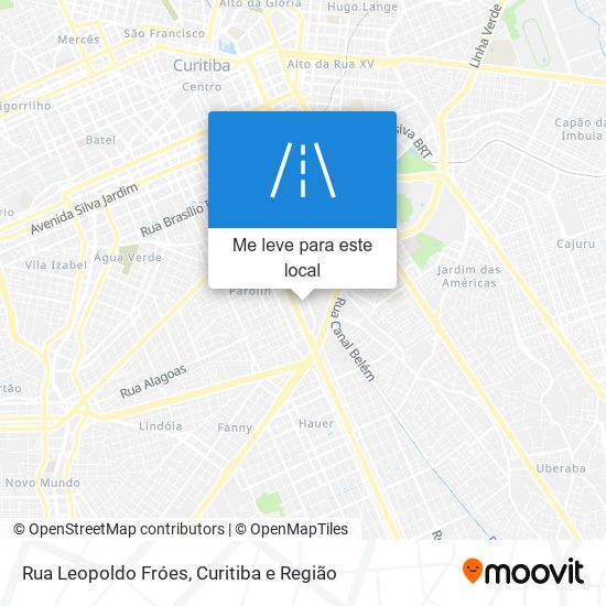 Rua Leopoldo Fróes mapa