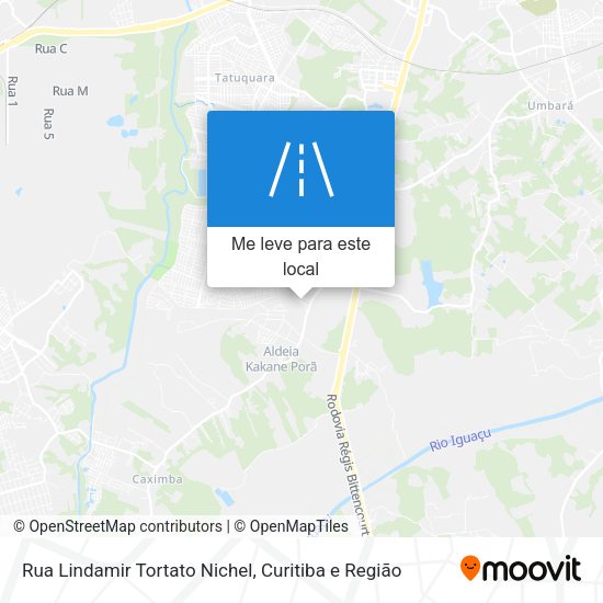 Rua Lindamir Tortato Nichel mapa