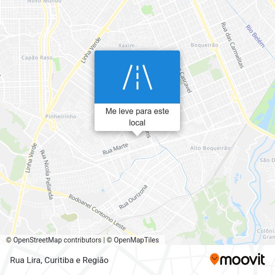 Rua Lira mapa