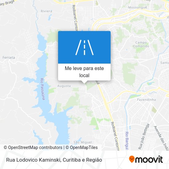 Rua Lodovico Kaminski mapa
