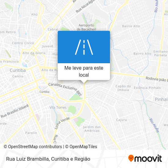 Rua Luiz Brambilla mapa