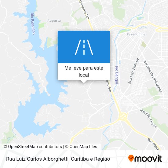 Rua Luiz Carlos Alborghetti mapa