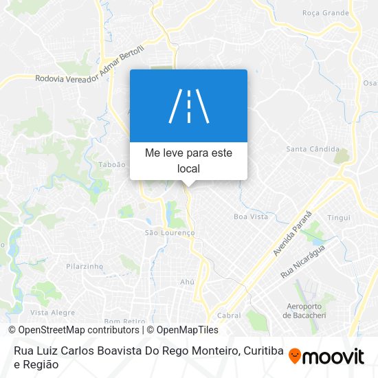 Rua Luiz Carlos Boavista Do Rego Monteiro mapa