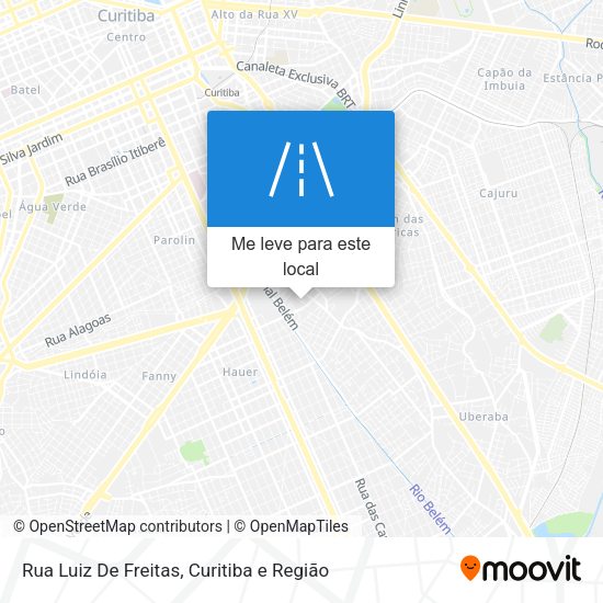 Rua Luiz De Freitas mapa