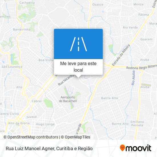 Rua Luiz Manoel Agner mapa