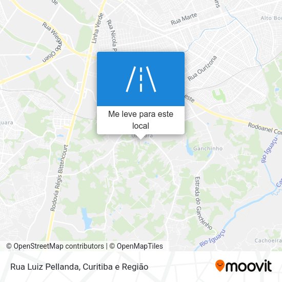 Rua Luiz Pellanda mapa