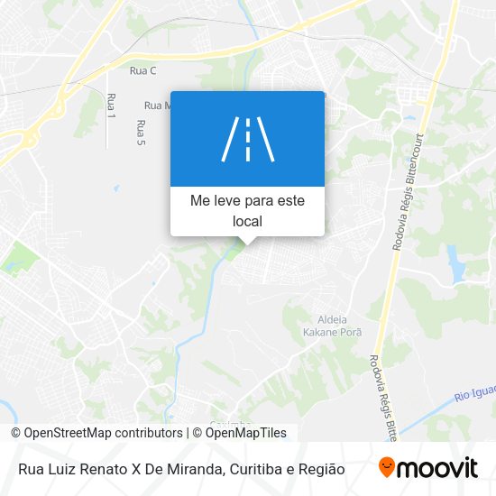 Rua Luiz Renato X De Miranda mapa