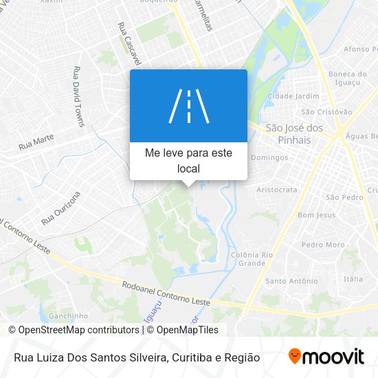 Rua Luiza Dos Santos Silveira mapa