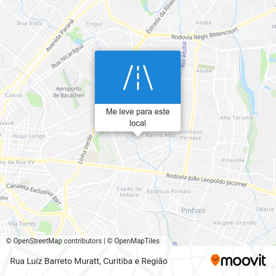 Rua Luíz Barreto Muratt mapa