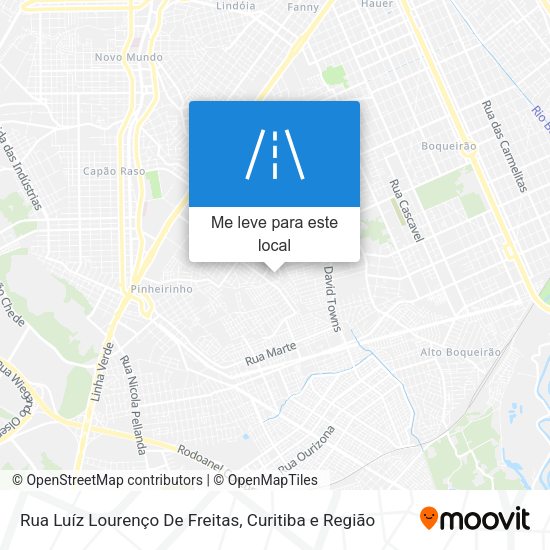 Rua Luíz Lourenço De Freitas mapa