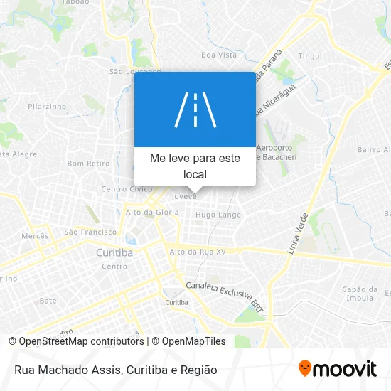 Rua Machado Assis mapa