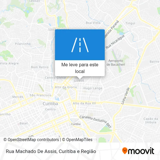 Rua Machado De Assis mapa