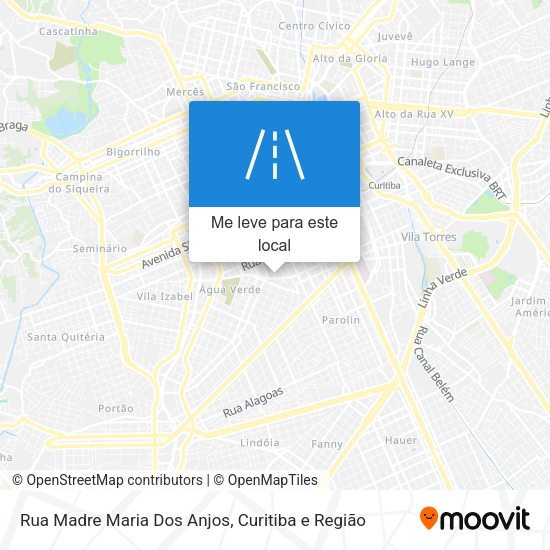 Rua Madre Maria Dos Anjos mapa
