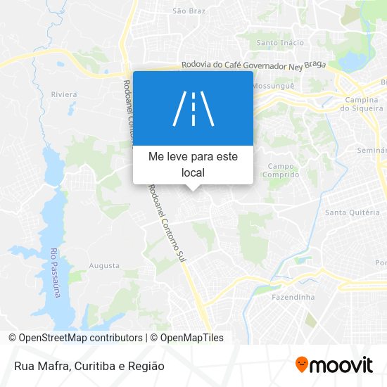 Rua Mafra mapa