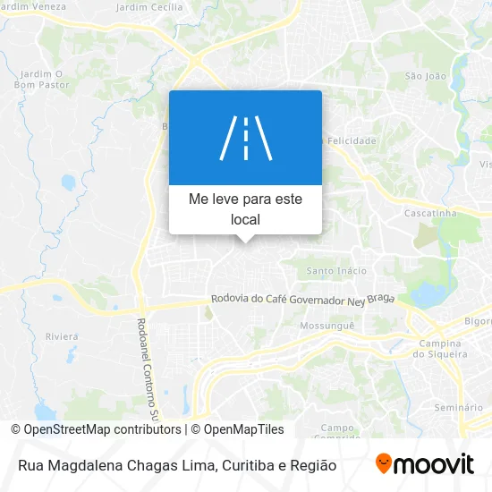 Rua Magdalena Chagas Lima mapa